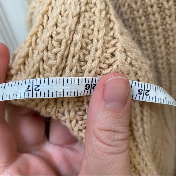 Cozy Tan Women's Cardigan Sweater - Picture 3 of 8